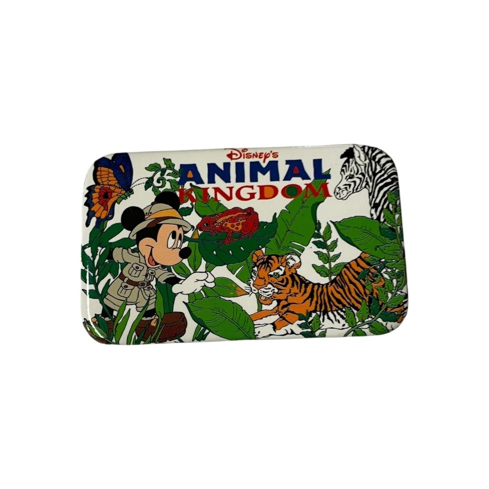Disney's Animal‎ Kingdom Mickey Mouse Safari Jungle Pin Button Walt Disney World